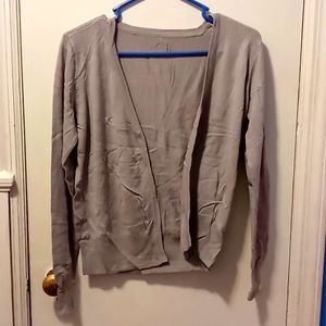 NWOT Women's grey cardigan sz S
